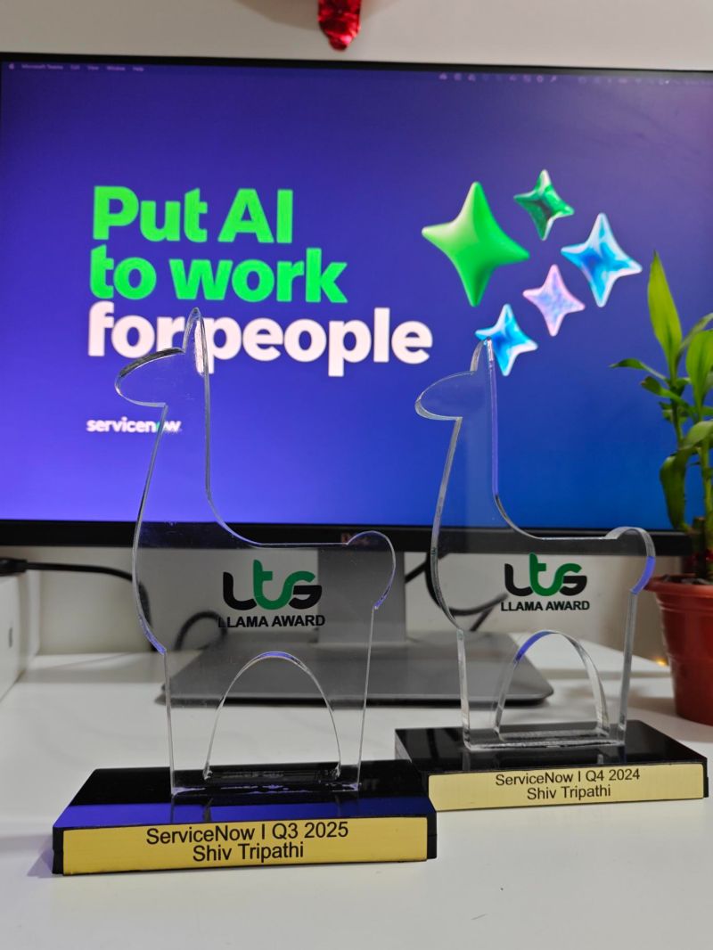 Llama Award Winner - ServiceNow